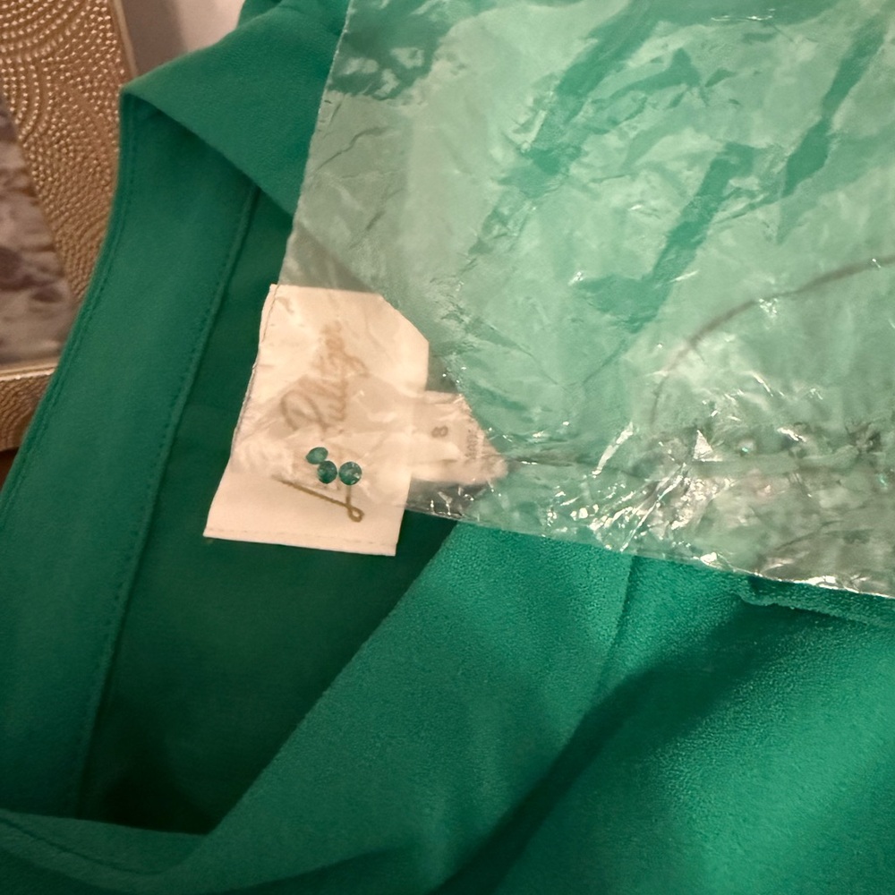 Lilly Pulitzer Adalee Shift in Fiddle Leaf Green - Picture 5 of 5